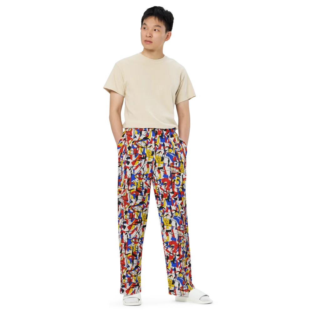 Chromatic Tangent on Wide-Leg Pants — Front