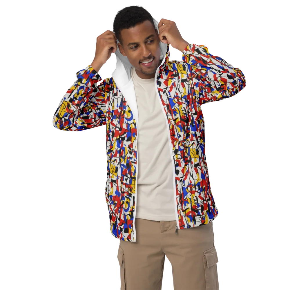 Chromatic Tangent on Men's Windbreaker — Front