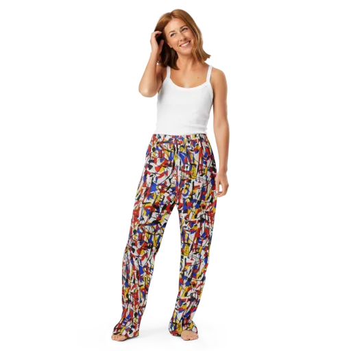Chromatic Tangent on a Women's Pajama Pants