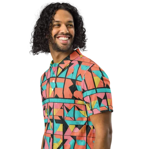 Prism Workshop on a Men's Slim Fit Polo Shirt