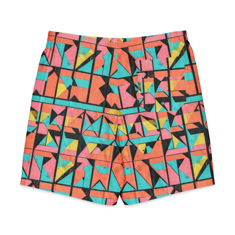 Prism Workshop on Men's Board Shorts — Back