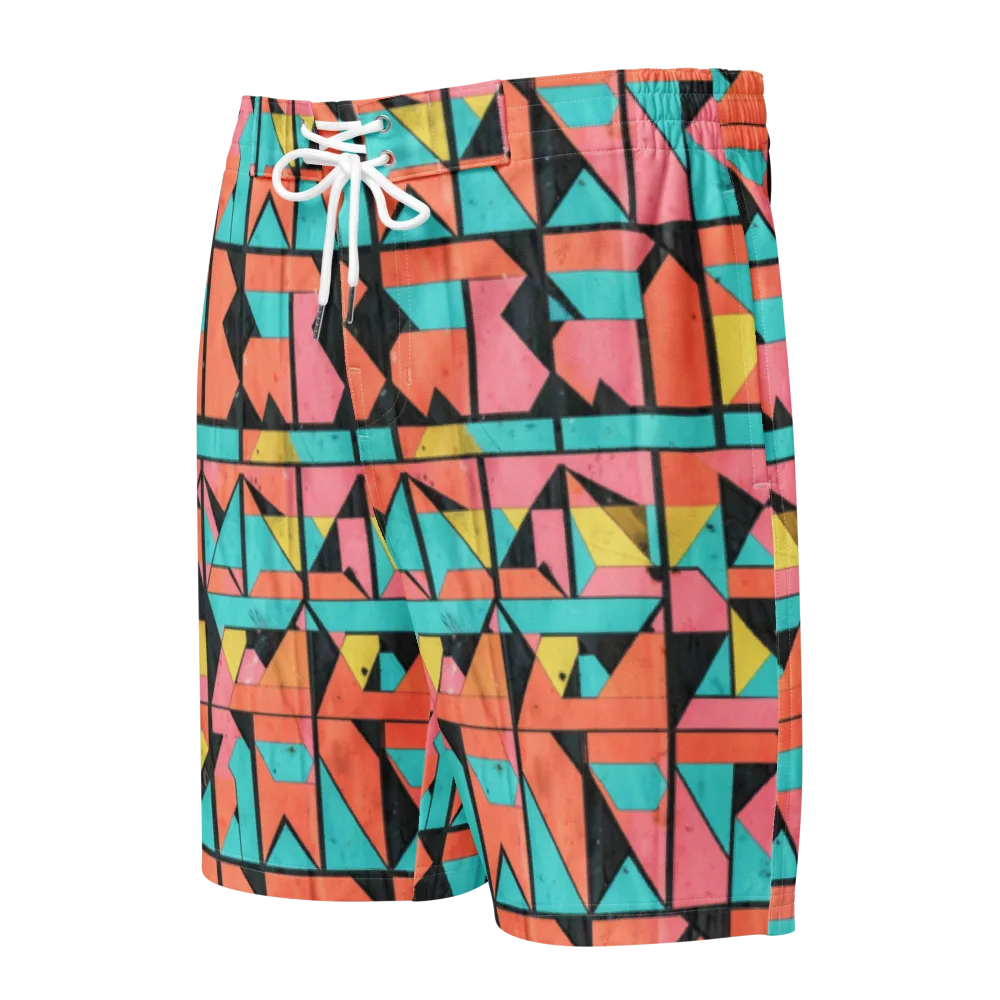 Prism Workshop on Men's Board Shorts — Front