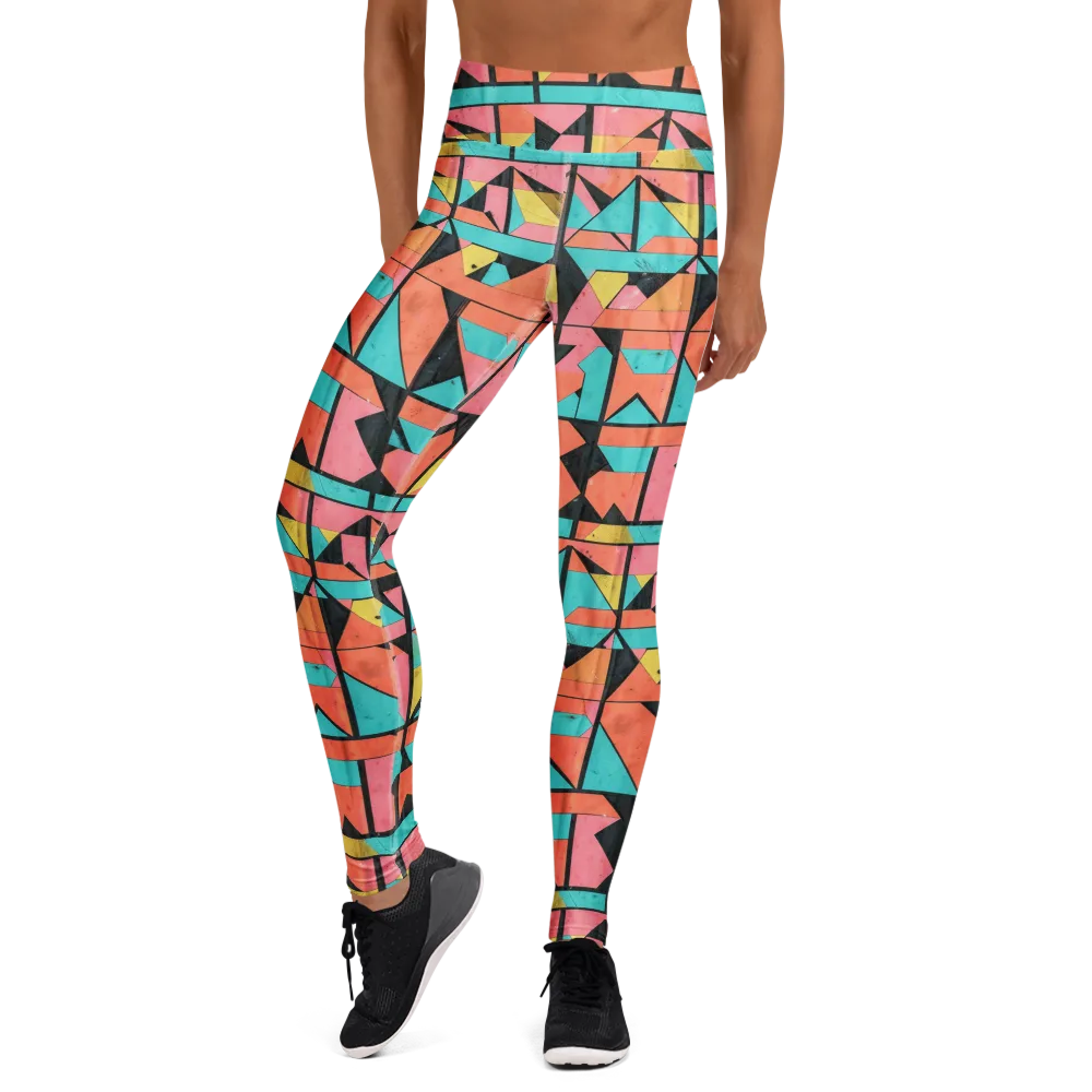 Prism Workshop on Yoga Leggings — Front
