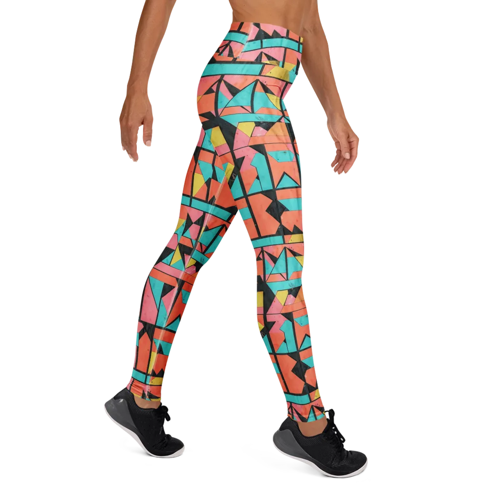 Prism Workshop on Yoga Leggings — Right