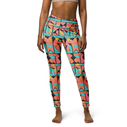 Prism Workshop on a Yoga Leggings
