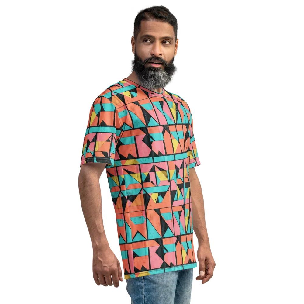 Prism Workshop on Men's Crew Neck T-Shirt — Right