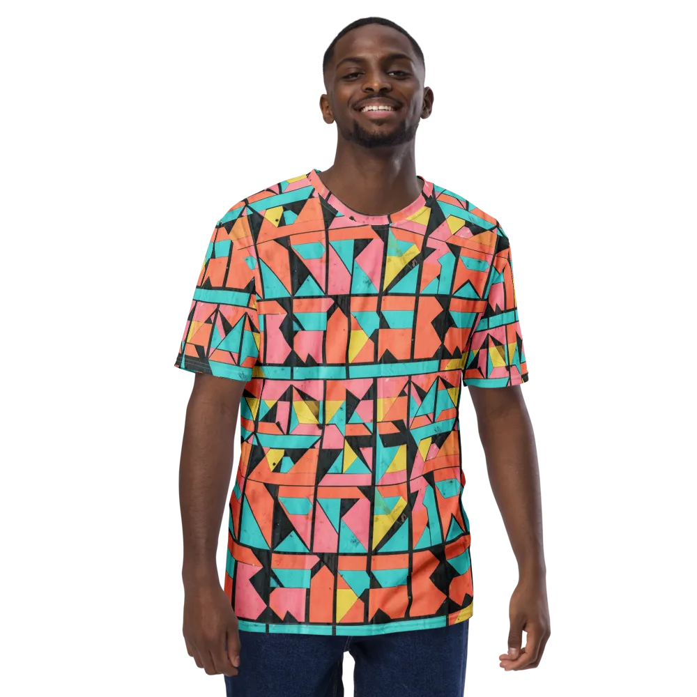 Prism Workshop on Men's Crew Neck T-Shirt — Front