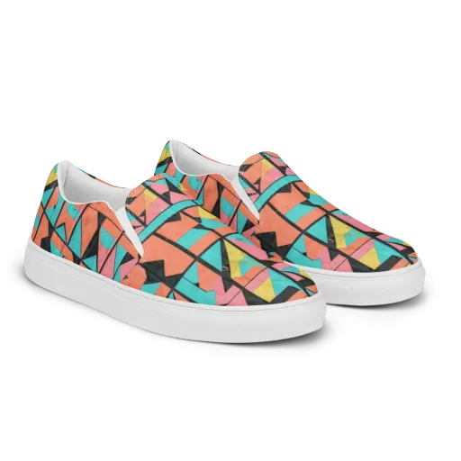 Prism Workshop on a Men's Slip-On Canvas Shoes