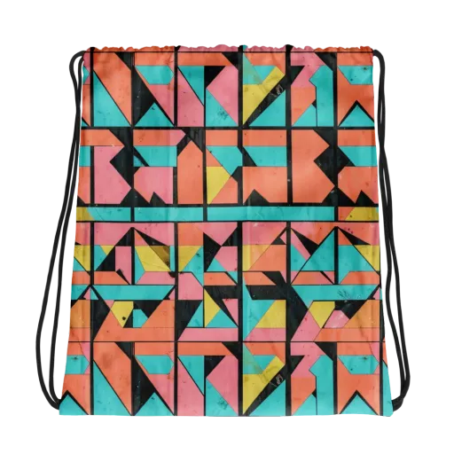 Prism Workshop on a Drawstring Bag