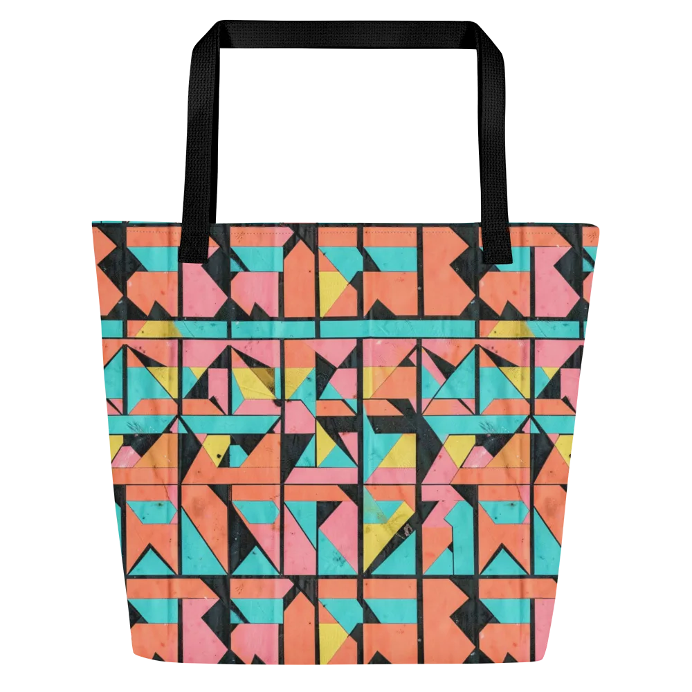 Prism Workshop on Large Tote Bag W/ Pocket — Front
