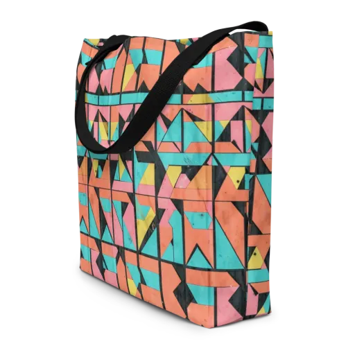Prism Workshop on a Large Tote Bag W/ Pocket
