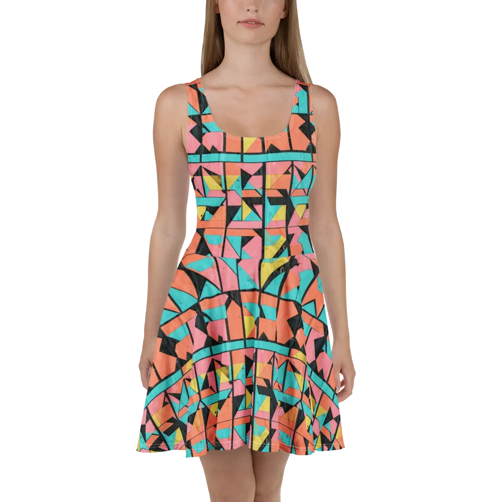 Prism Workshop on Skater Dress — Front