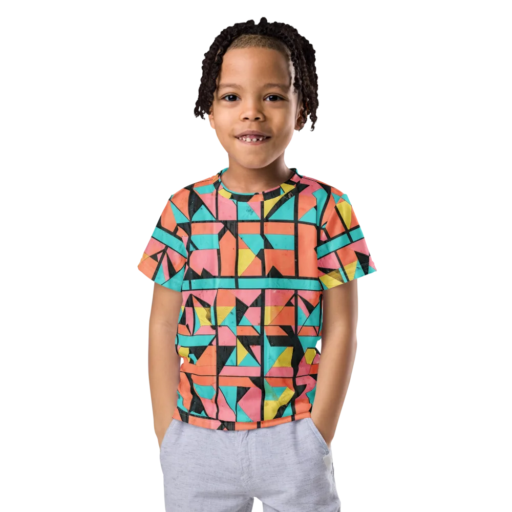 Prism Workshop on Kids Crew Neck T-Shirt — Front