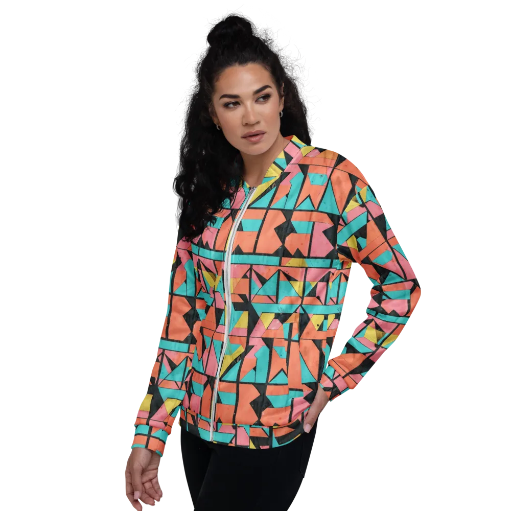 Prism Workshop on Bomber Jacket — Left