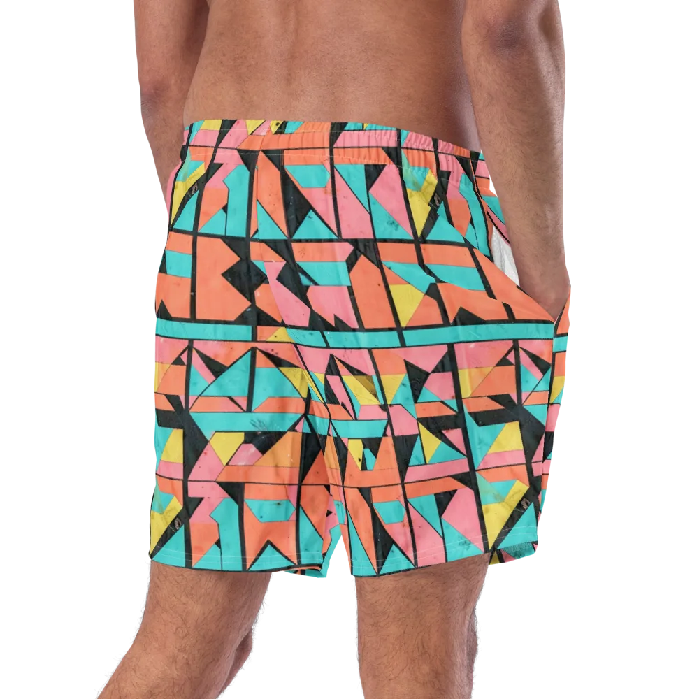 Prism Workshop on Swim Trunks — Right Back