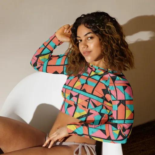 Prism Workshop on a Long Sleeve Crop Top
