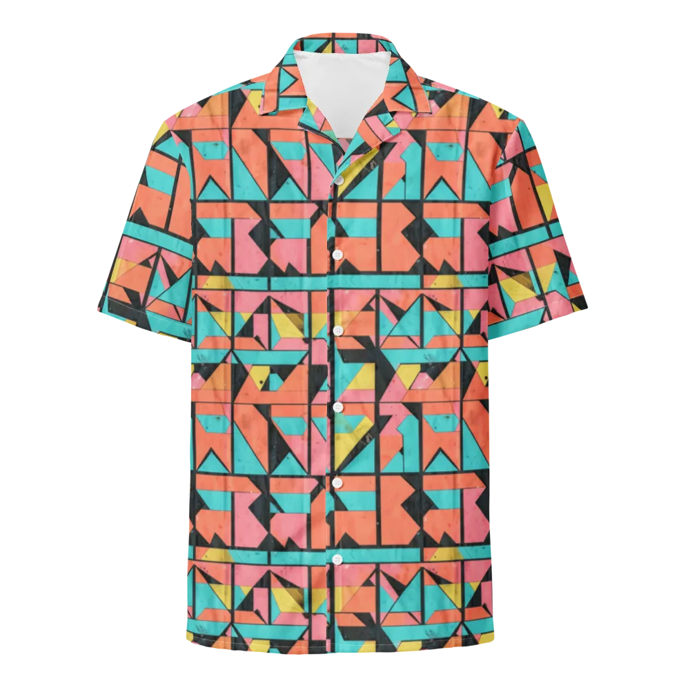 Prism Workshop on Button Shirt — Front