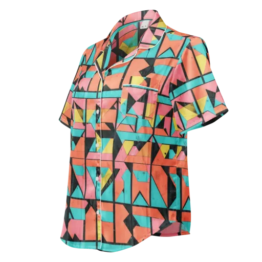 Prism Workshop on a Women's Short Sleeve Pajama Top