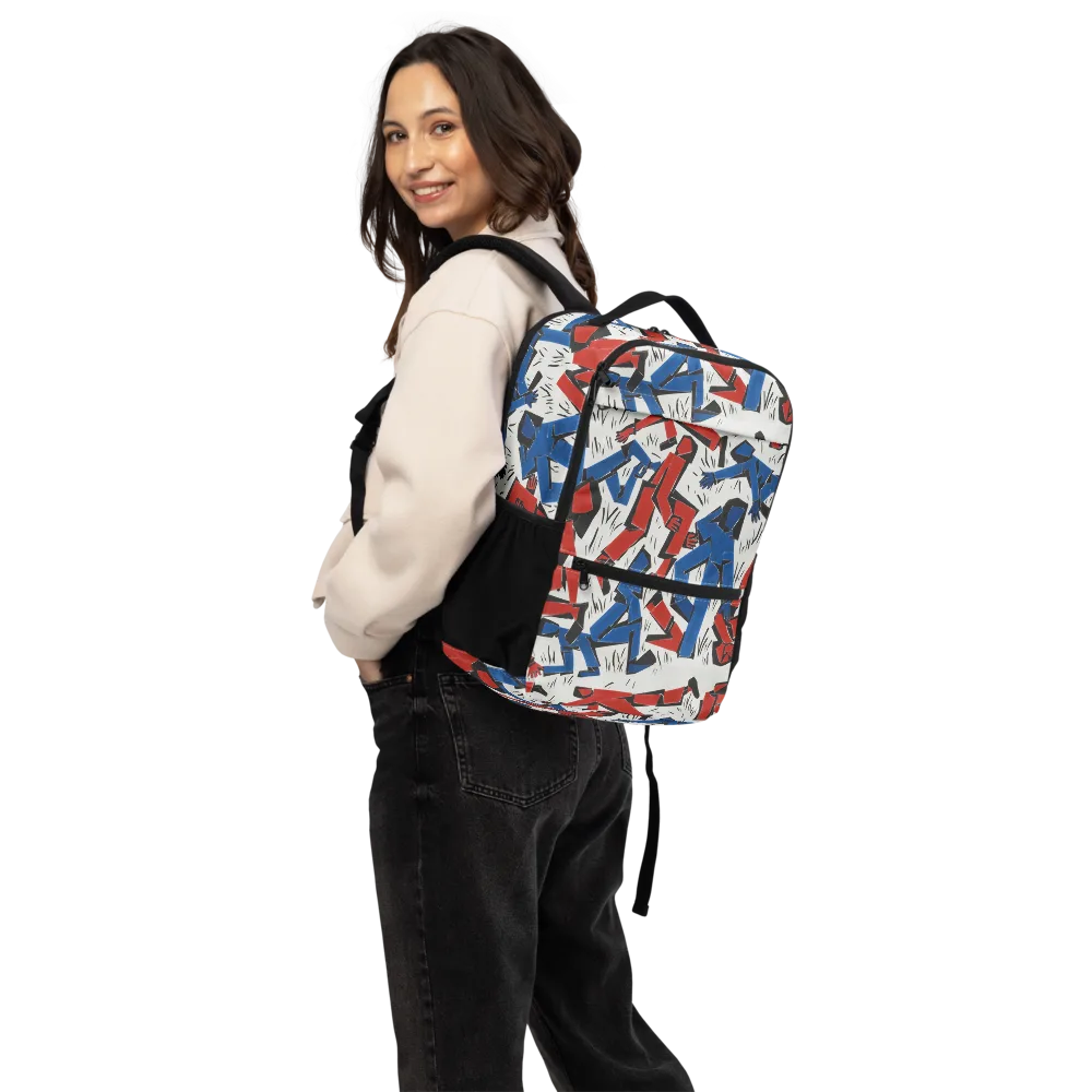 Redline Rhapsody on Utility Backpack — Back