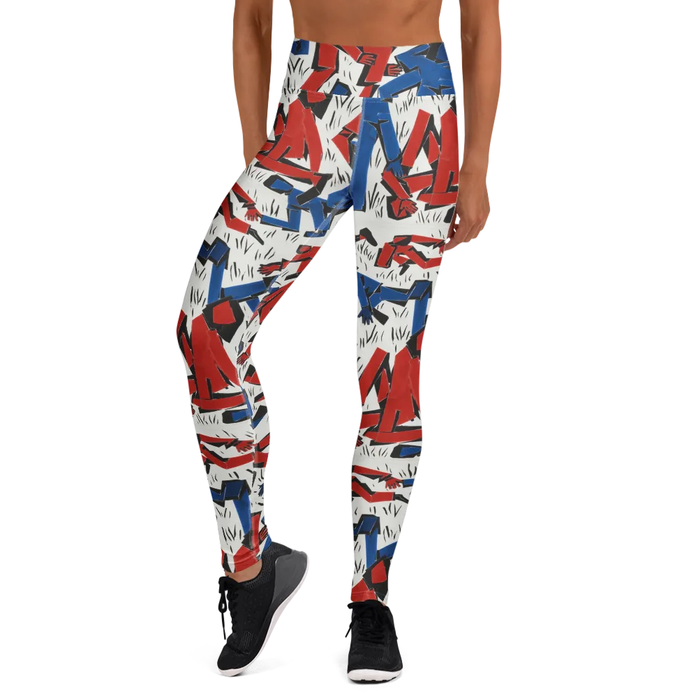 Redline Rhapsody on Yoga Leggings — Front
