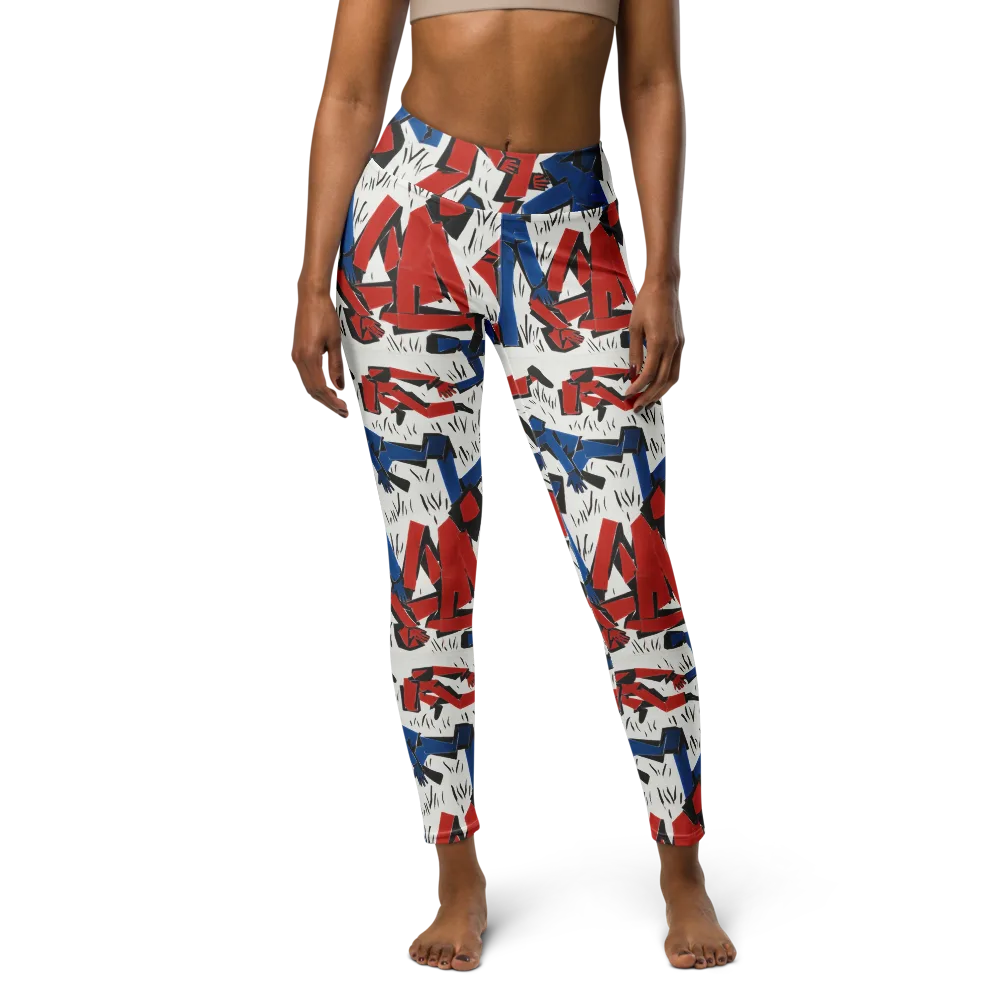 Redline Rhapsody on Yoga Leggings — Front