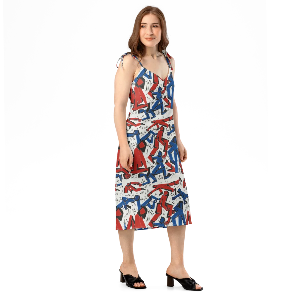 Redline Rhapsody on Slip Dress — Right Front