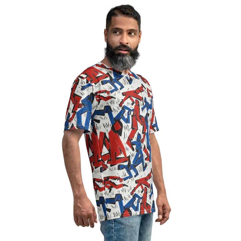 Redline Rhapsody on Men's Crew Neck T-Shirt — Right