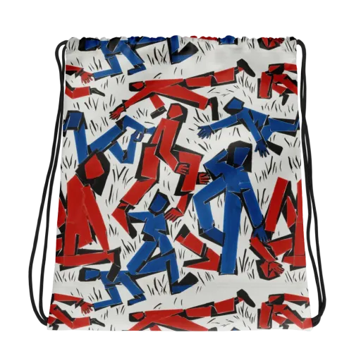 Redline Rhapsody on a Drawstring Bag