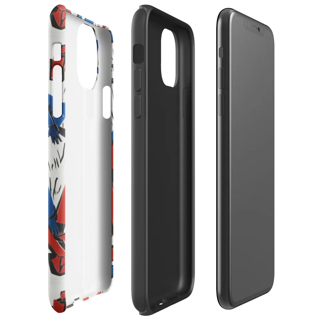Redline Rhapsody on Tough Case for iPhone® — Right