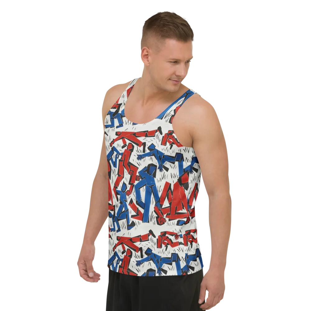 Redline Rhapsody on Men's Tank Top — Left Front