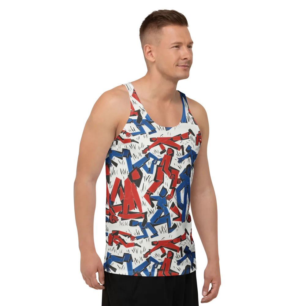 Redline Rhapsody on Men's Tank Top — Right Front
