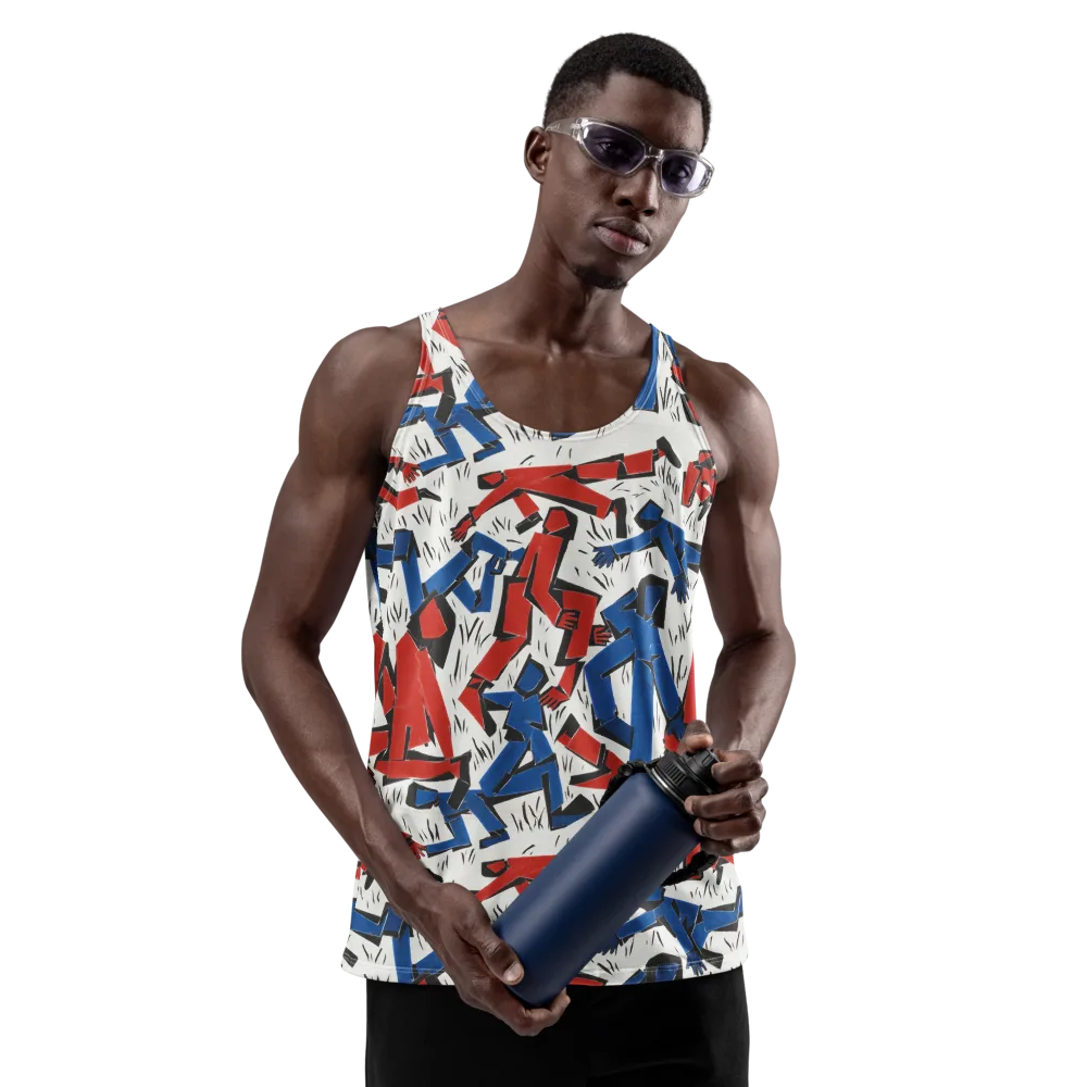 Redline Rhapsody on Men's Tank Top — Front