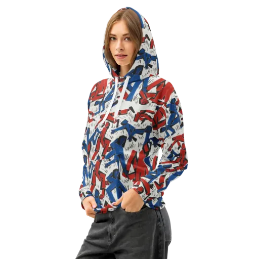 Redline Rhapsody on a Cotton Hoodie