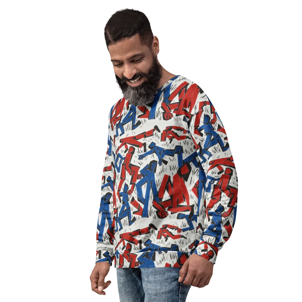 Redline Rhapsody on Sweatshirt — Left Front