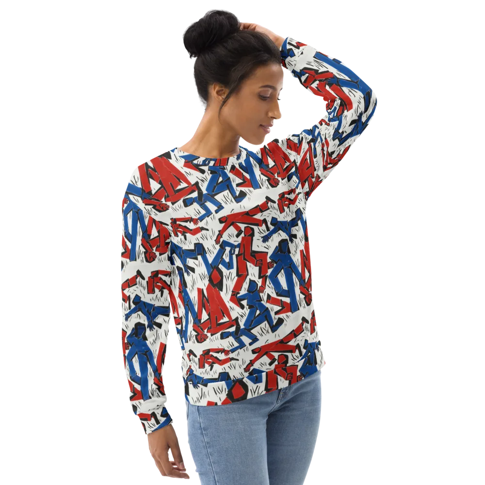 Redline Rhapsody on Sweatshirt — Right Front