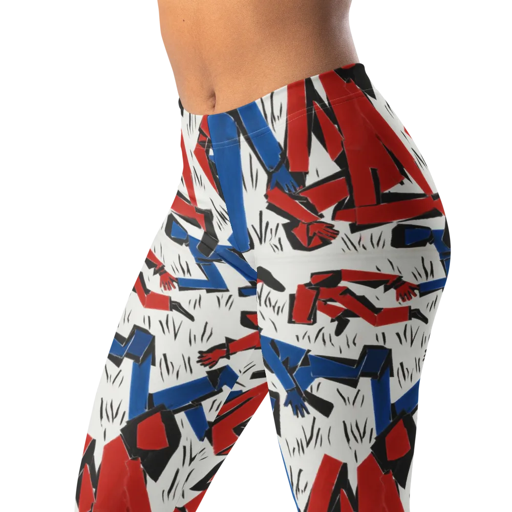 Redline Rhapsody on Leggings — Left Front