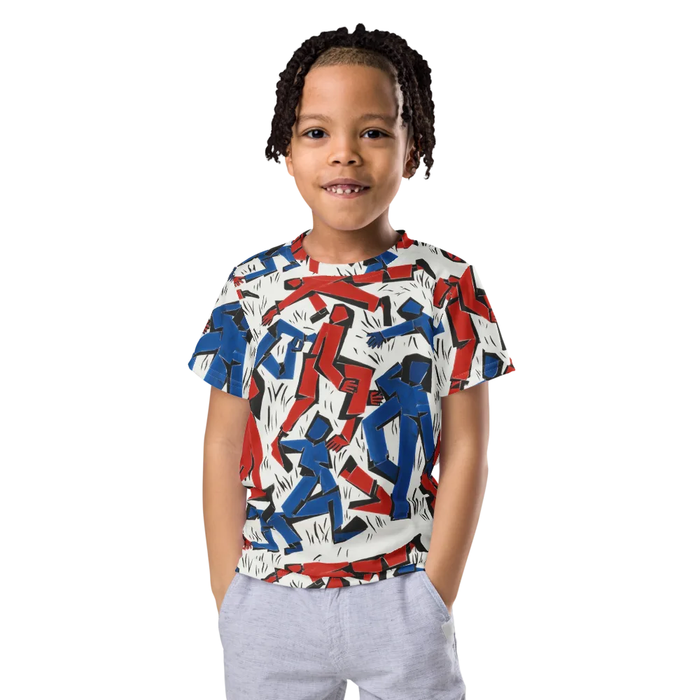 Redline Rhapsody on Kids Crew Neck T-Shirt — Front