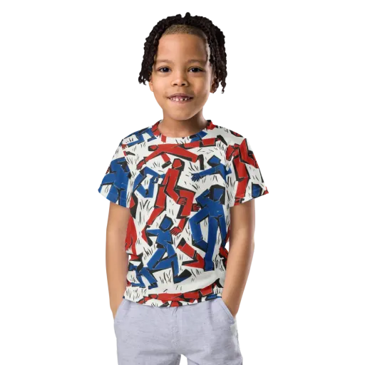 Redline Rhapsody on a Kids Crew Neck T-Shirt
