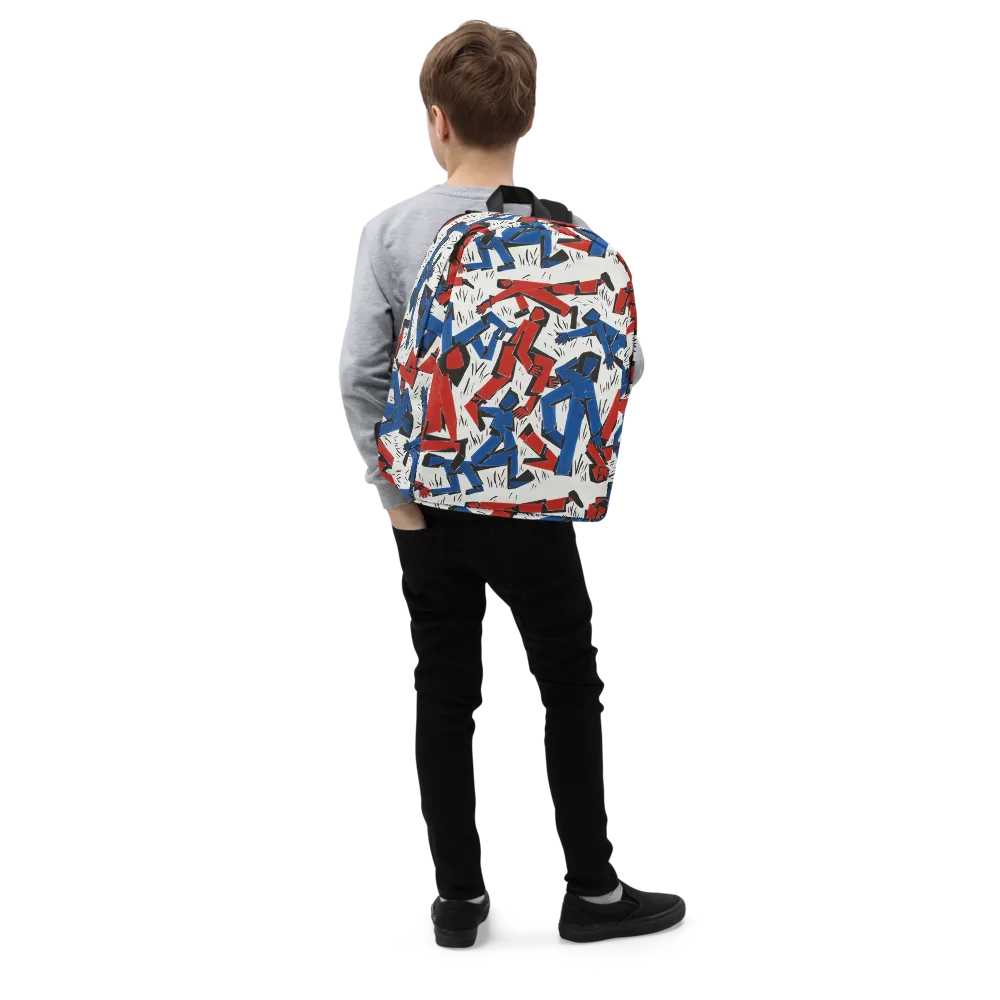 Redline Rhapsody on Minimalist Backpack — Right Front