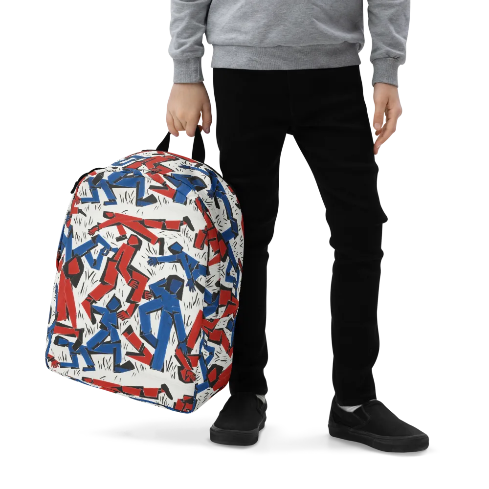 Redline Rhapsody on Minimalist Backpack — Zoomed-in