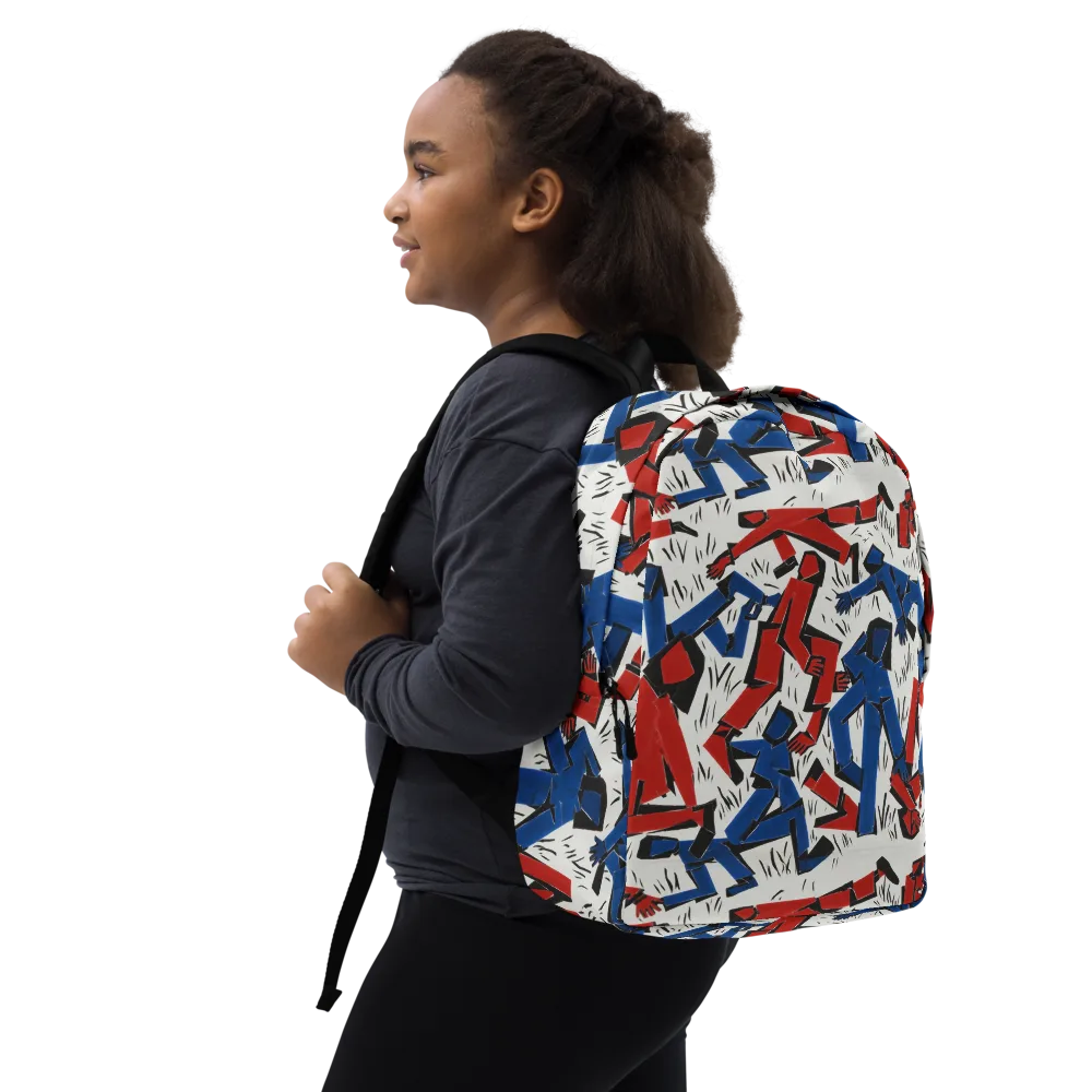 Redline Rhapsody on Minimalist Backpack — Right Front