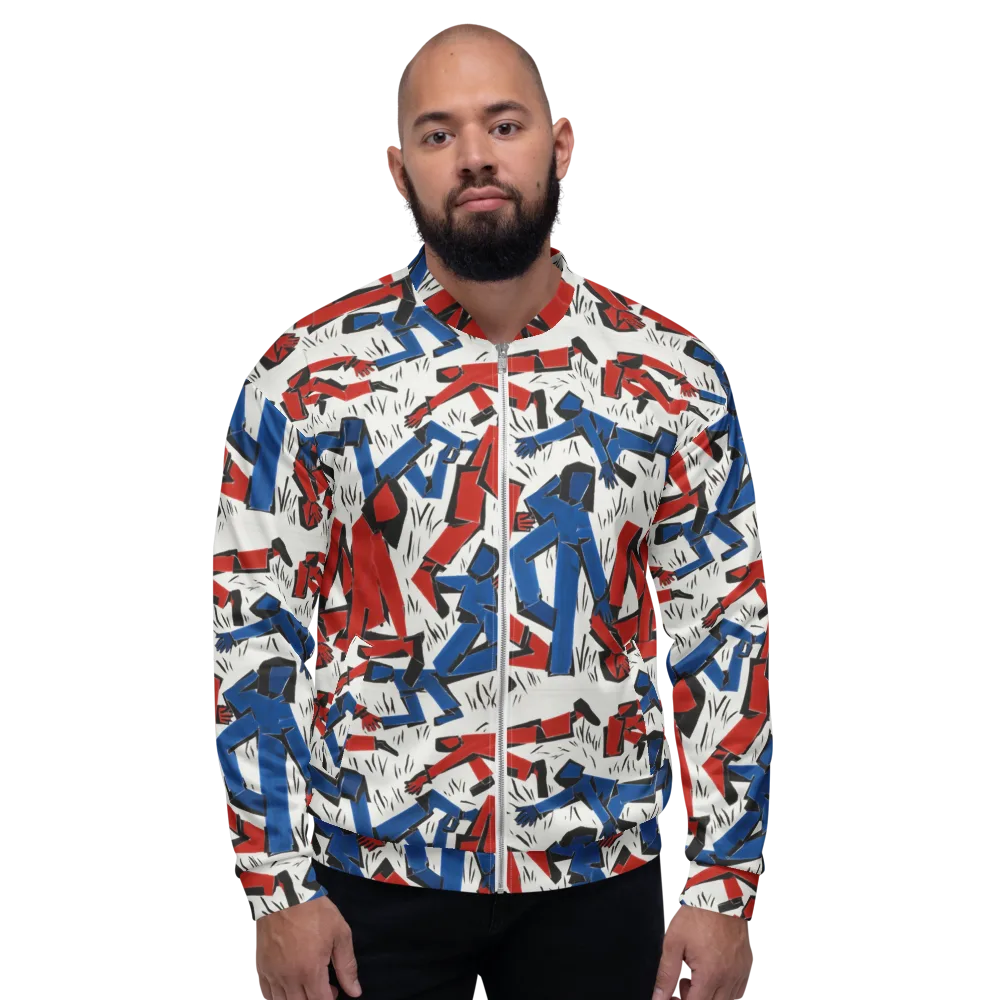Redline Rhapsody on Bomber Jacket — Front