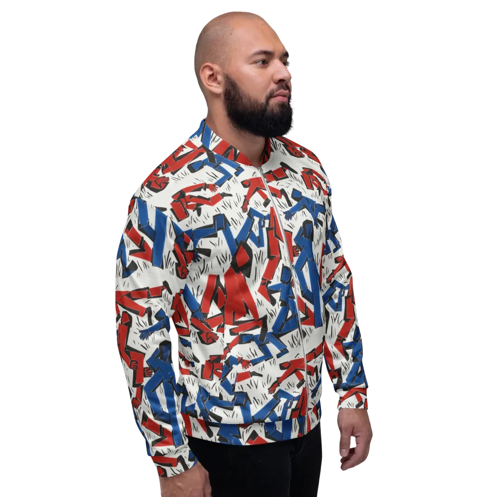 Redline Rhapsody on Bomber Jacket — Right