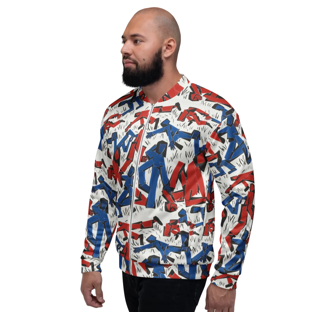 Redline Rhapsody on Bomber Jacket — Left