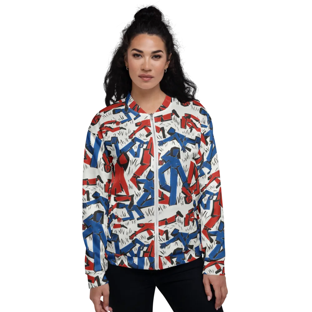 Redline Rhapsody on Bomber Jacket — Front