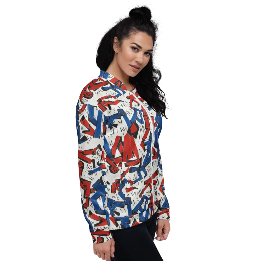 Redline Rhapsody on Bomber Jacket — Right