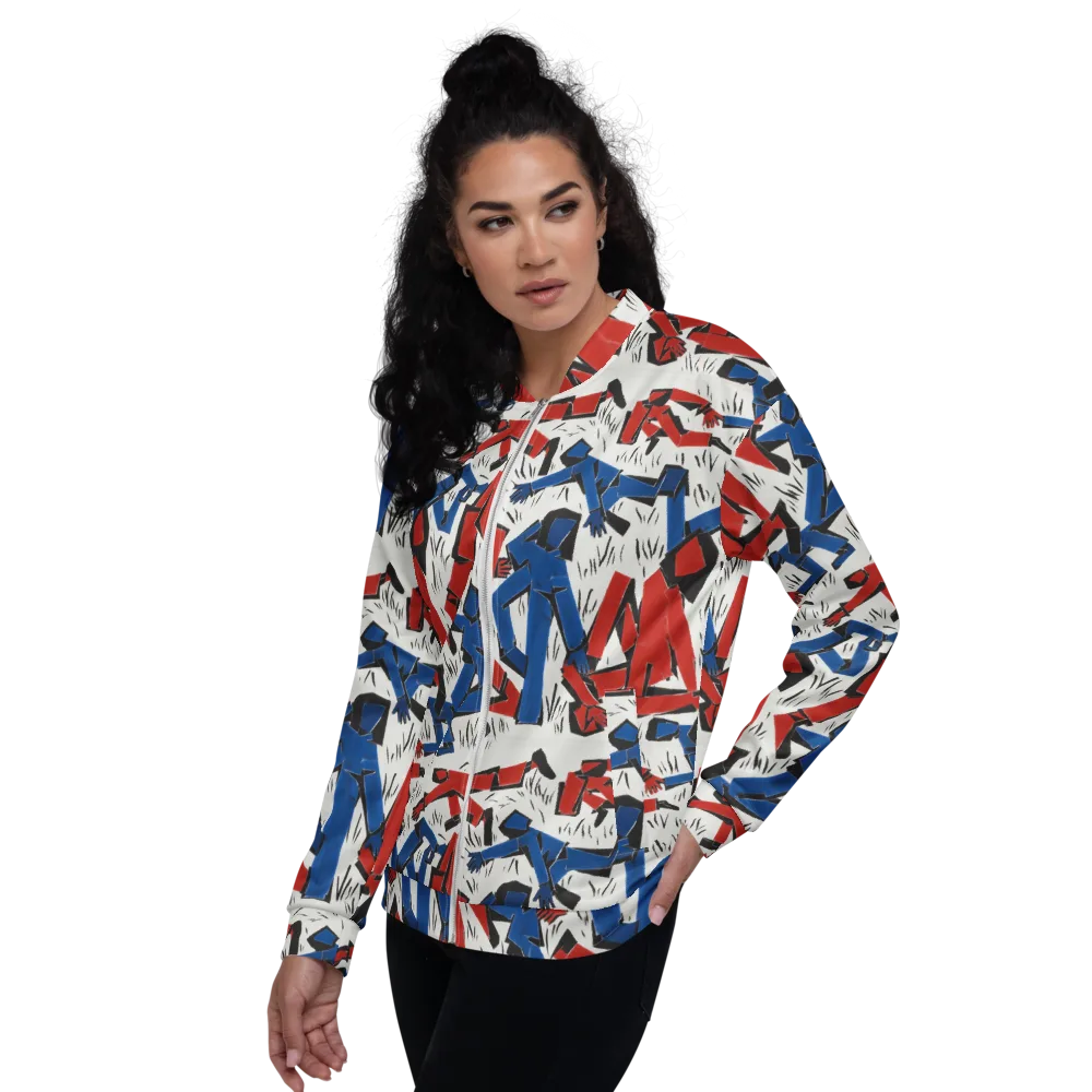 Redline Rhapsody on Bomber Jacket — Left
