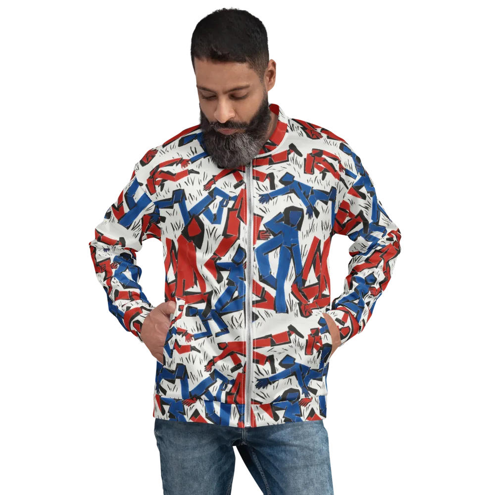 Redline Rhapsody on Bomber Jacket — Front