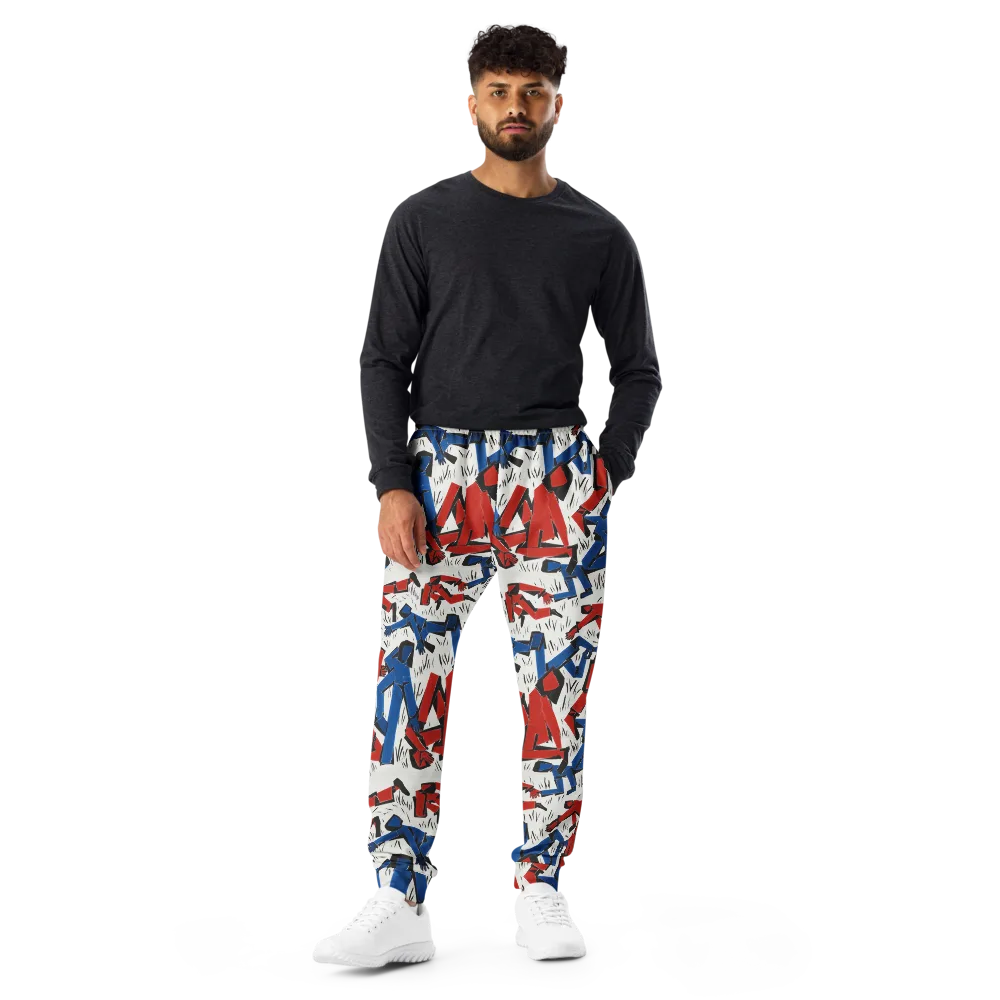 Redline Rhapsody on Men's Joggers — Front