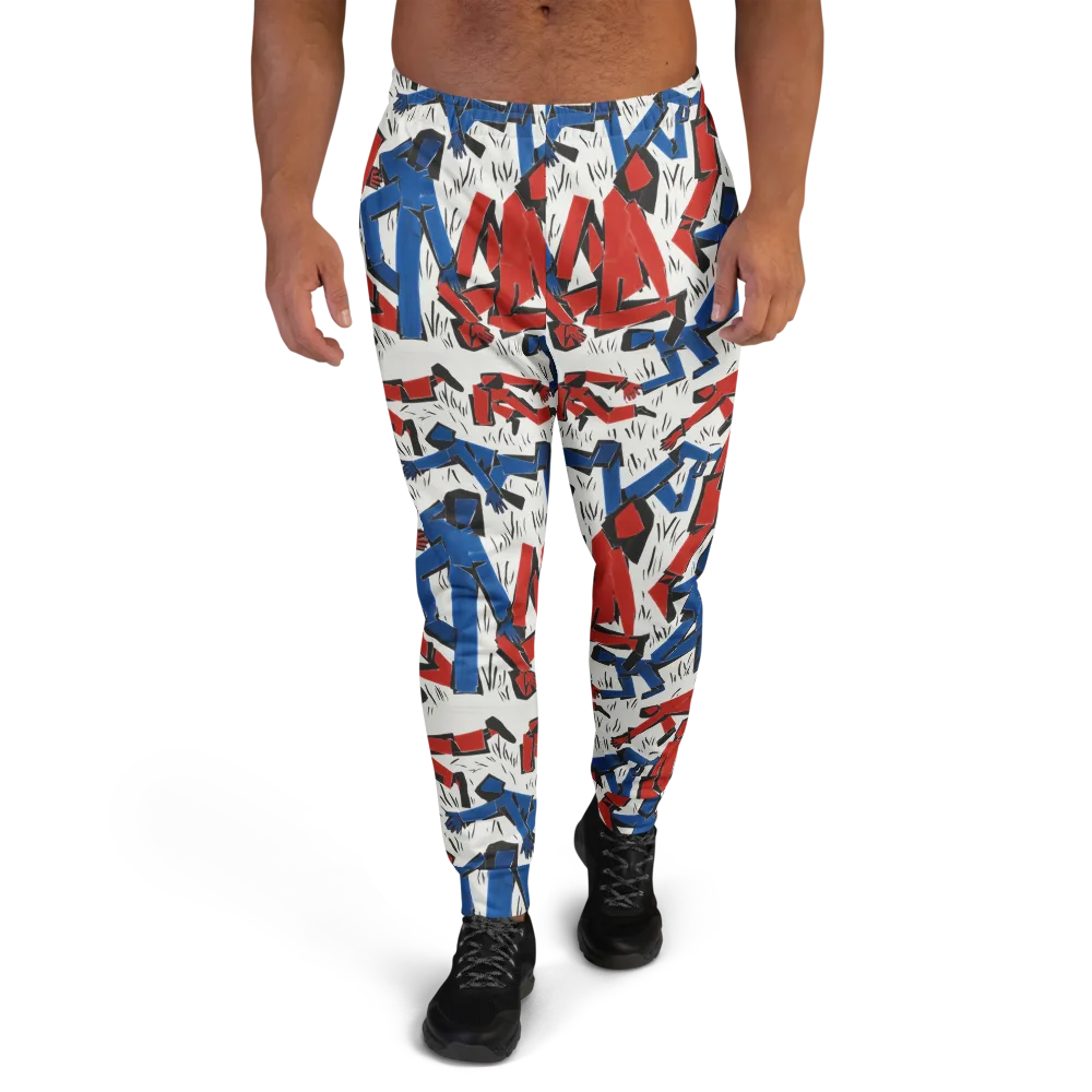 Redline Rhapsody on Men's Joggers — Front